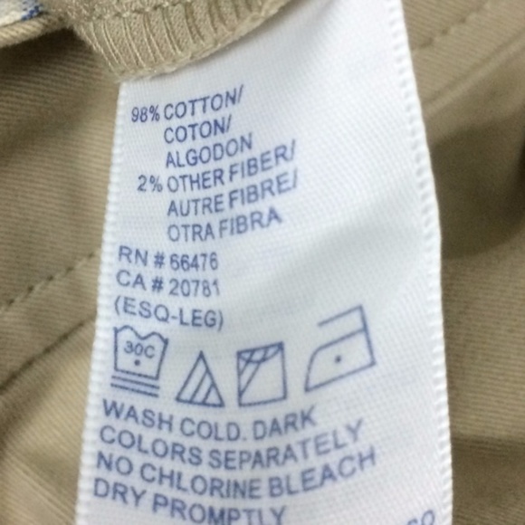 Tommy Hilfiger Y2K Khaki Stretch Casual Pants - Picture 3 of 7